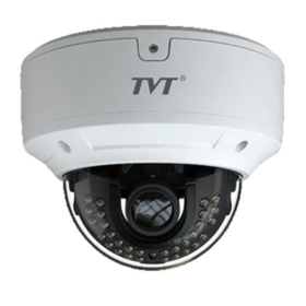 Cámara Domo Antivandálico 5MP IR30m Lente varifocal 3,3 a 12 mm TVT